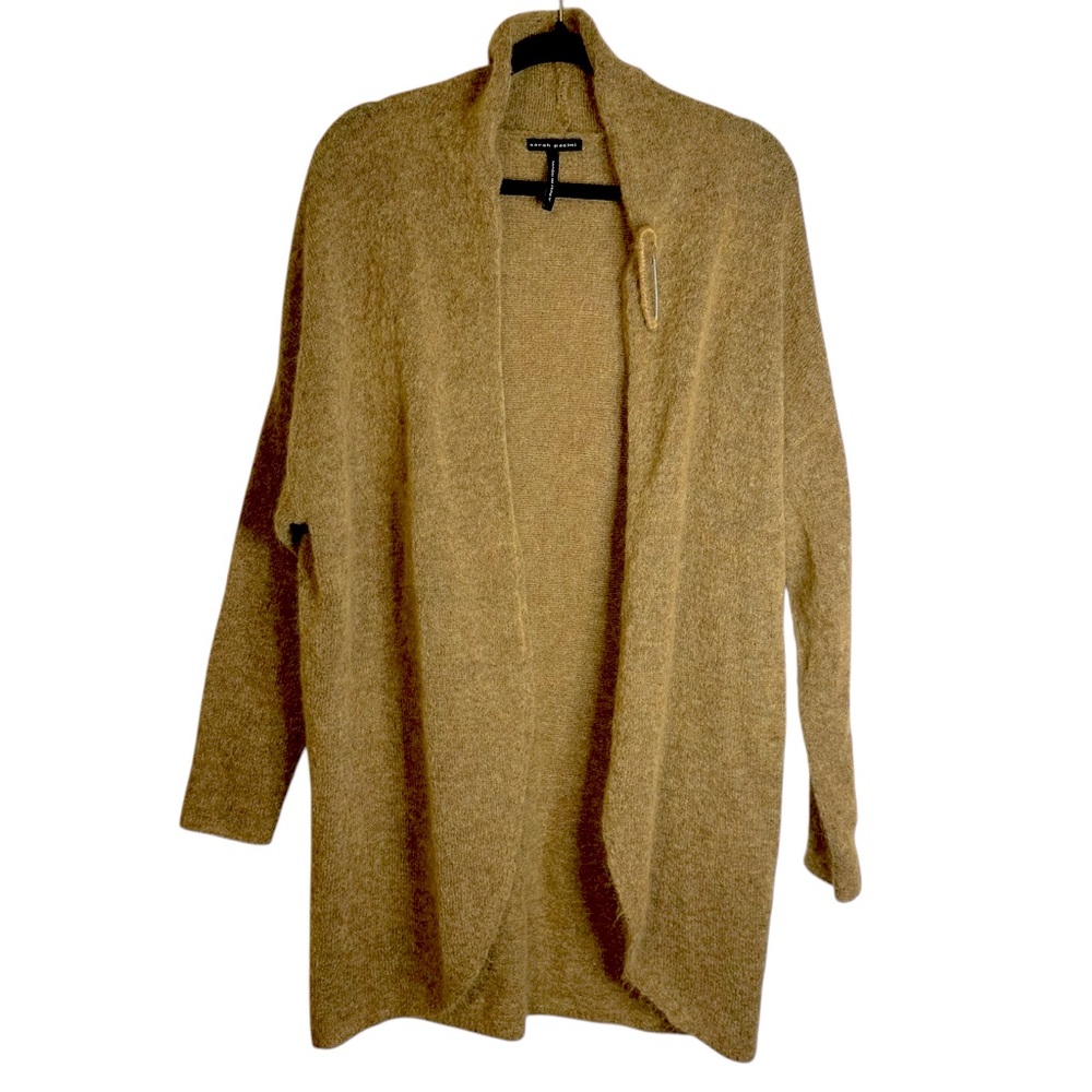 Sarah Pacini Italy Mohair Merino Wool Cardigan OS Lagenlook Luxury Parisian Chic